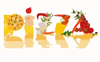 Pizza Ingredients Cooking Stickdatei