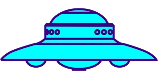 Ufo Spaceship Science Stickdatei