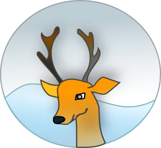 Reindeer Mammal Animal Stickdatei