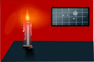 Candle Table Room Stickdatei