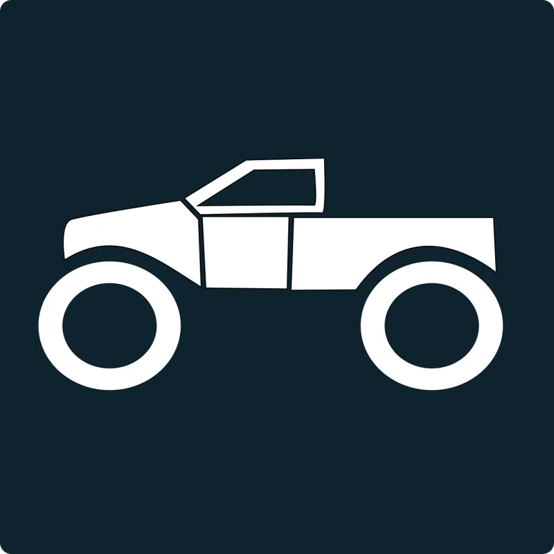 Monster Truck Sports Stickdatei – Fahrzeuge