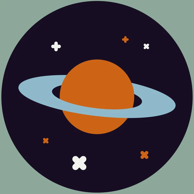 Planet Nature Orbit Stickdatei – Natur