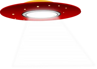 Saucer Flying Alien Stickdatei
