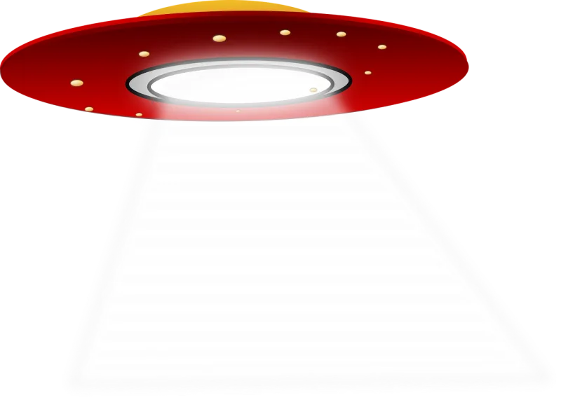 Saucer Flying Alien Stickdatei – Fahrzeuge