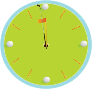 Clock Face Dial Stickdatei
