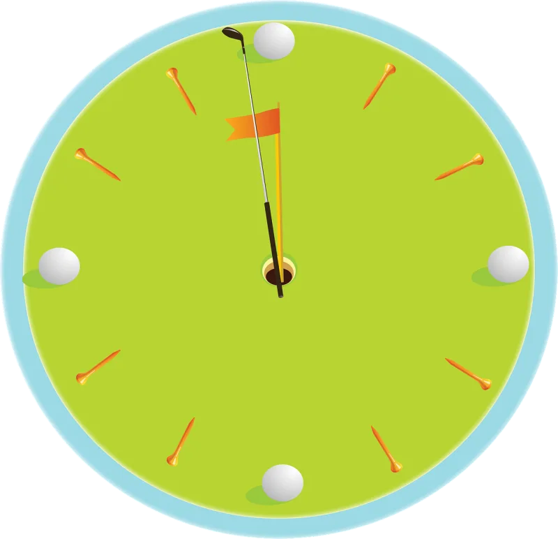 Clock Face Dial Stickdatei – Sport