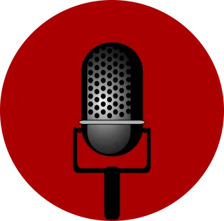Microphone Mic Red Stickdatei
