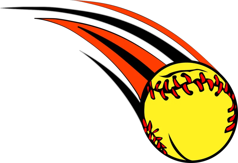Softball Baseball Whoosh Stickdatei – Sport