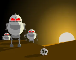 Artificial intelligence Robots Cyborg Stickdatei – Kinder