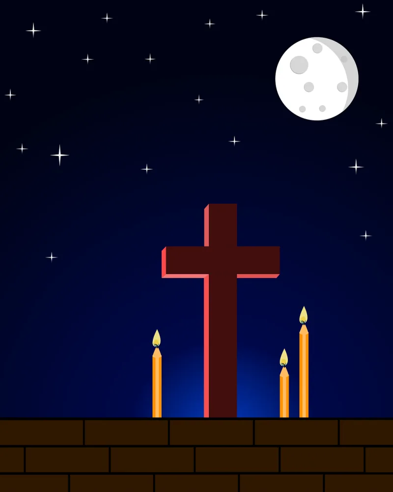 Jesus Christ Cross Stickdatei – Weihnachten