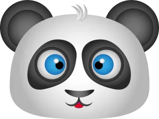 Giant panda Animal Nature Stickdatei