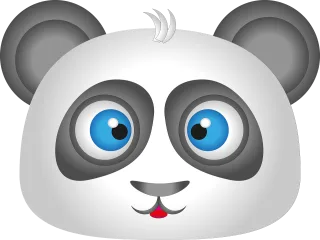 Giant panda Animal Nature Stickdatei