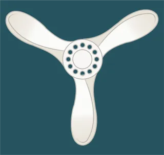 Propeller Blades Fan Stickdatei – Kinder