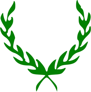 Laurel wreath Rome Cesar Stickdatei