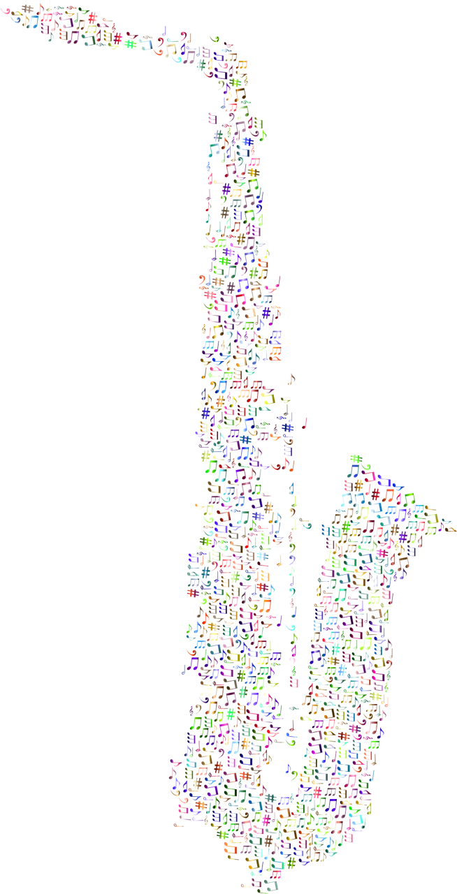 Saxophone Instrument Music Stickdatei – Musik