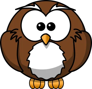 Owl Bird Brown Stickdatei