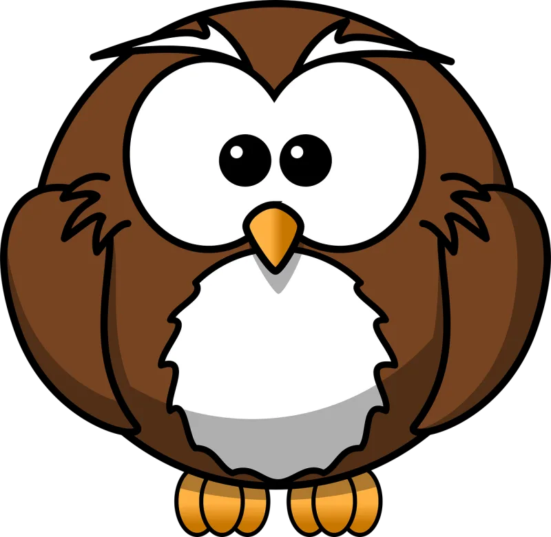 Owl Bird Brown Stickdatei – Tiere
