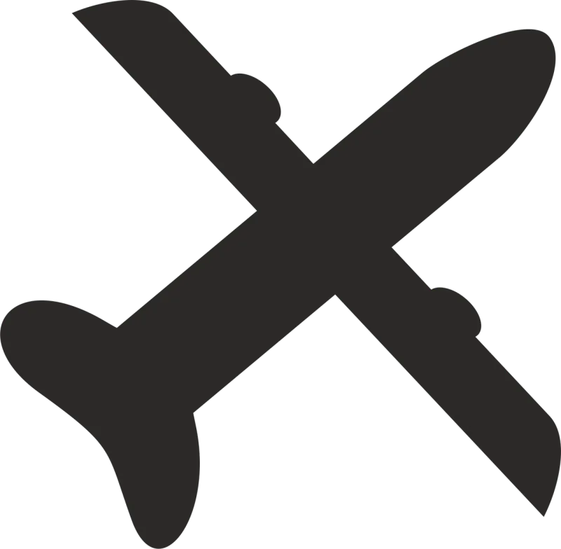 Aircraft Fly Icon Stickdatei – Kinder