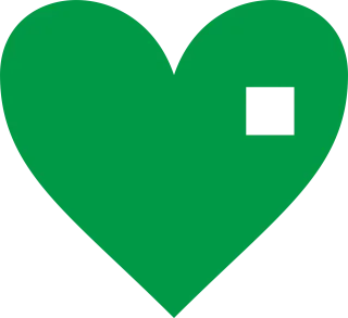 Heart Green Icon Stickdatei
