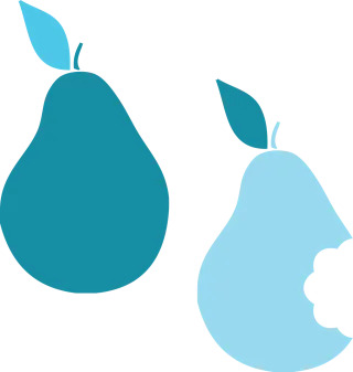 Pear Fruit Bitten Stickdatei