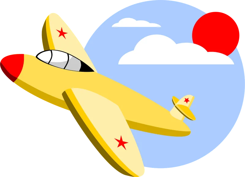 Plane Fly Travel Stickdatei – Fahrzeuge
