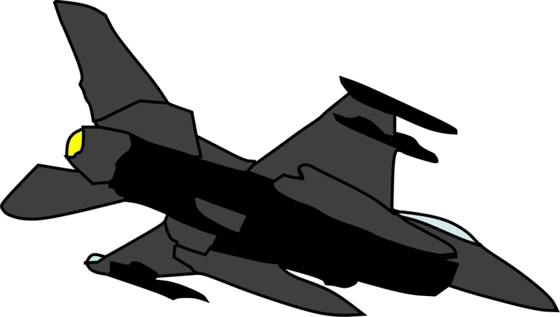 Plane Fighter Military Stickdatei – Fahrzeuge