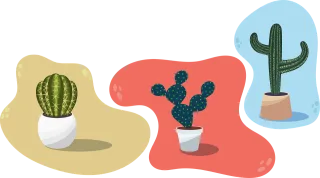 Vector cacti Cactus Succulent Stickdatei