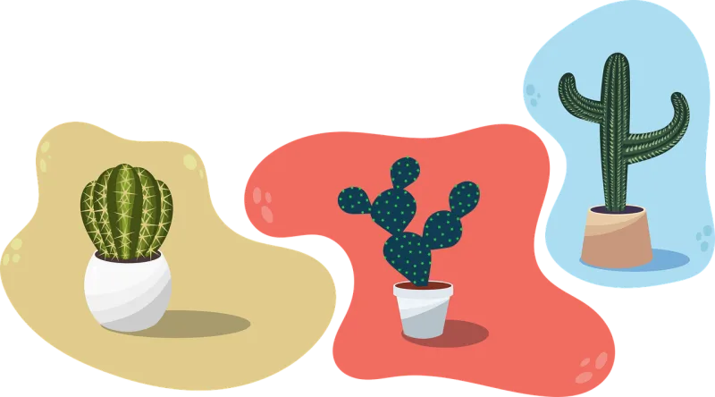 Vector cacti Cactus Succulent Stickdatei – Natur
