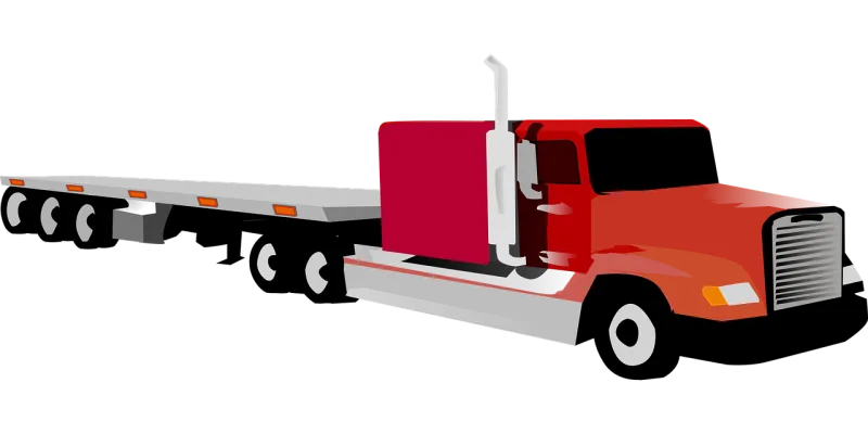 Truck Transport Multi-axle Stickdatei – Fahrzeuge