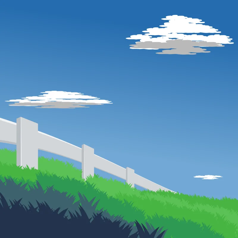 Field Grass Landscape Stickdatei – Natur