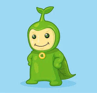 Mascot Cute Natural Stickdatei