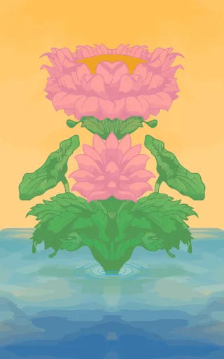 Lotus Flower wallpaper Nature Stickdatei