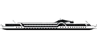 Ship Vessel Transportation Stickdatei