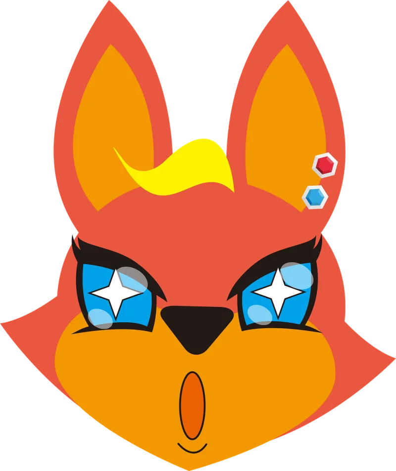 Emoji Nature Fox Stickdatei – Tiere