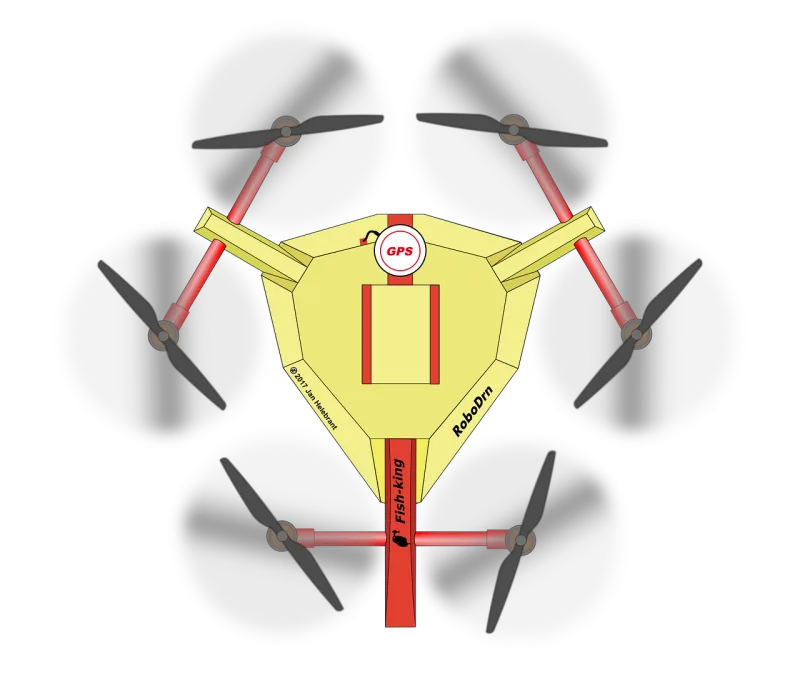 Drone Hexacopter Copter Stickdatei – Fahrzeuge