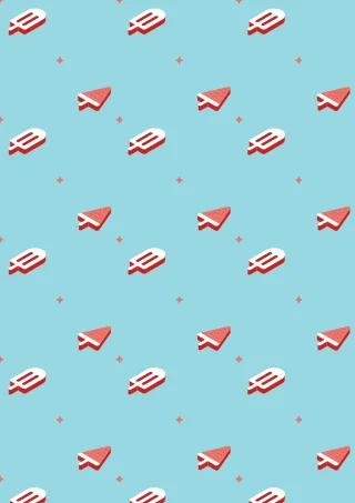 Ice cream Pattern Background Stickdatei