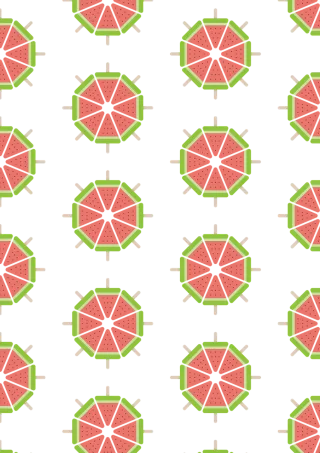 Ice cream Pattern Background Stickdatei – Essen & Trinken
