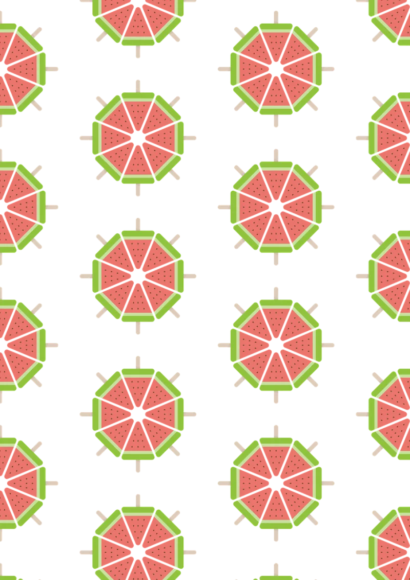 Ice cream Pattern Background Stickdatei – Essen & Trinken