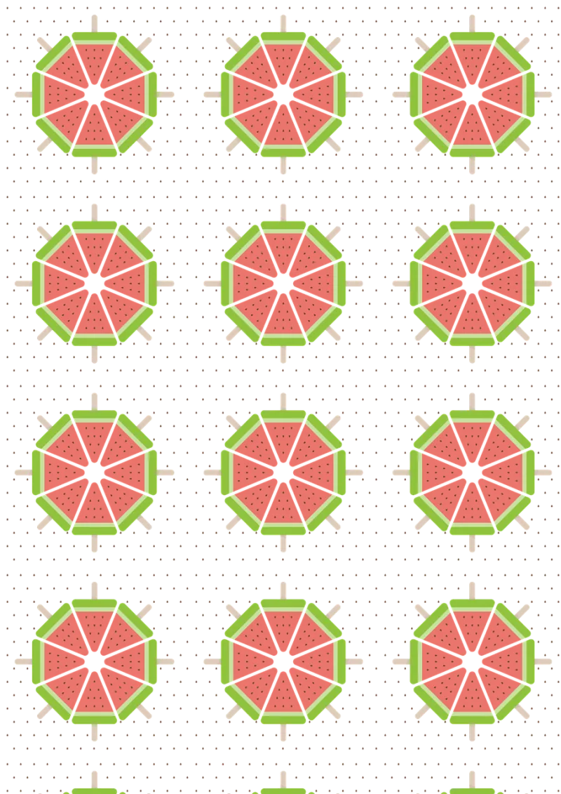 Ice cream Pattern Background Stickdatei – Kinder