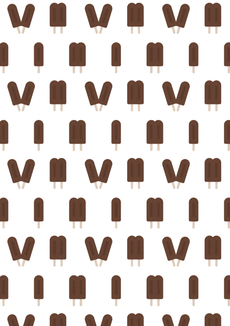 Ice cream Pattern Background Stickdatei – Essen & Trinken