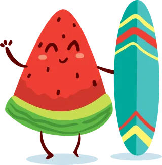 Watermelon Red Fresh Stickdatei