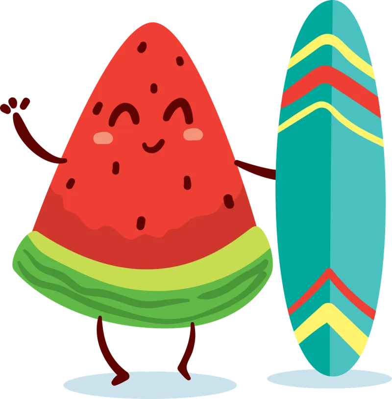 Watermelon Red Fresh Stickdatei – Essen & Trinken
