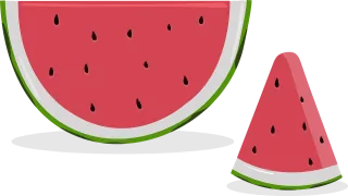 Watermelon Fruit Summer Stickdatei