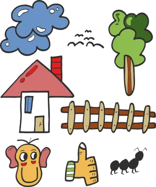 Cloud Nature Birds Stickdatei