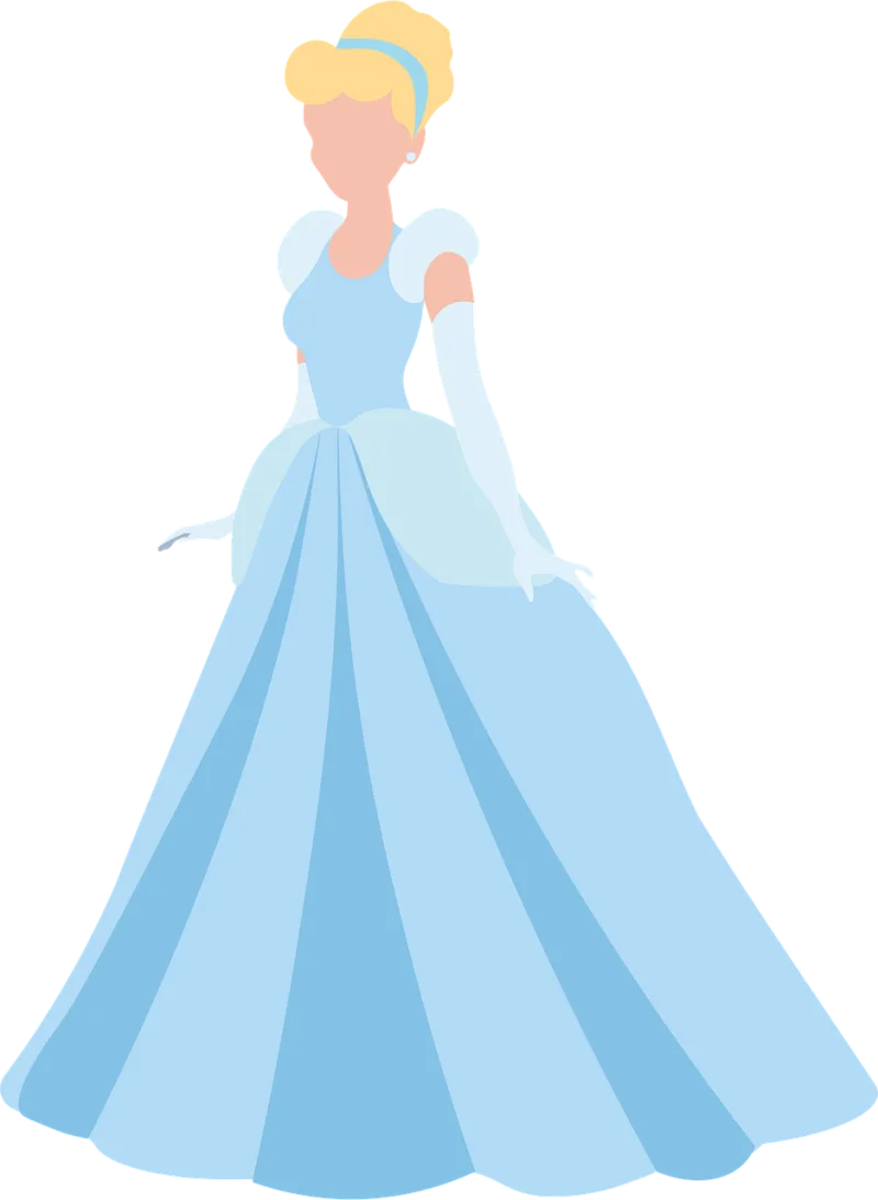 Cinderella Princess Disney Stickdatei – Kinder