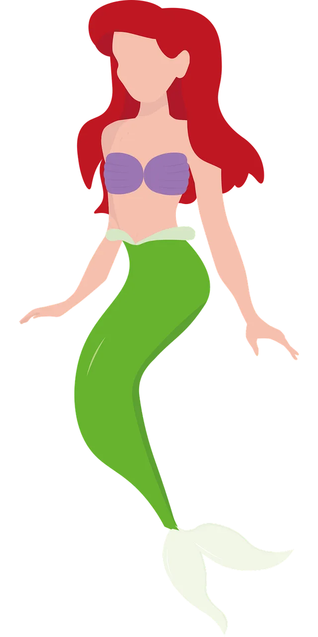 Mermaid Sea Ariel Stickdatei – Kinder