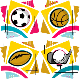 Sports Ball Artwork Stickdatei