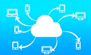 Network Cloud Internet Stickdatei