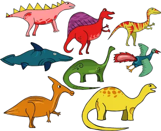 Dinosaur History Prehistoric Stickdatei