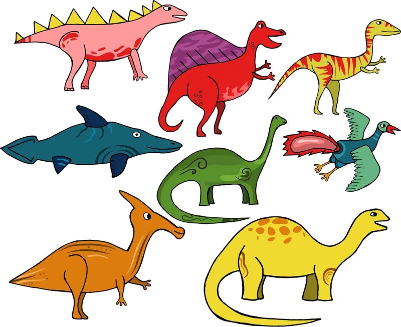 Dinosaur History Prehistoric Stickdatei – Kinder